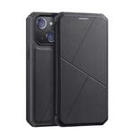 DUX DUCIS New Skin X Series PU + TPU Horizontal Flip Leather Case with Holder & Card Slots For iPhone 13 mini(Black)
