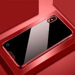 For iPhone XR SULADA Borderless Plated PC Protective Case(Red)