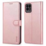 AZNS Skin Feel Calf Texture Horizontal Flip Leather Case with Card Slots & Holder & Wallet For Huawei Maimang 10 SE(Rose Gold)