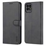 AZNS Skin Feel Calf Texture Horizontal Flip Leather Case with Card Slots & Holder & Wallet For Huawei Maimang 10 SE(Black)