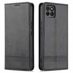 AZNS Magnetic Calf Texture Horizontal Flip Leather Case with Card Slots & Holder & Wallet For Honor Play 20(Black)