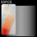 For vivo iQOO 8 50 PCS 0.26mm 9H 2.5D Tempered Glass Film