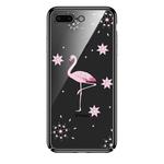 For iPhone 7 / 8 SULADA 3D Laser Engraving PC Plating Diamond Protective Case(Black)