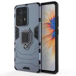 For Xiaomi Mi Mix 4 PC + TPU Shockproof Protective Case with Magnetic Ring Holder(Navy Blue)