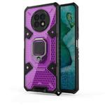 For Honor X20 Space PC+TPU Shockproof Case with Ring Holder(Purple)