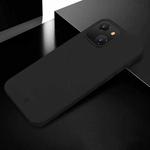 For iPhone 13 mini X-level Wing Series Shockproof Ultra Thin Matte Protective Case (Solid Black)