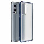 For OnePlus Nord 2 5G Four-corner Shockproof TPU + PC Protective Case(Blue)