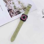 Ethnic Style Leather Watch Band For Apple Watch Series 8&7 41mm / SE 2&6&SE&5&4 40mm / 3&2&1 38mm