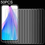 For Xiaomi Redmi Note 8T 50 PCS 0.26mm 9H 2.5D Tempered Glass Film