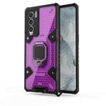 For OPPO Realme GT Master Explorer Space PC+TPU Shockproof Case with Ring Holder(Purple)