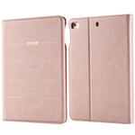 For iPad Mini 2019 & 4 GEBEI PU+TPU Horizontal Flip Protective Case with Holder & Card Slots(Rose Gold)