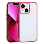 For iPhone 13 Ultra-thin Electroplating TPU Protective Case(Red)