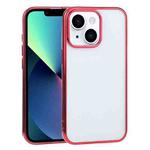 For iPhone 13 mini Ultra-thin Electroplating TPU Protective Case (Red)