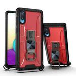 PC + TPU Shockproof Protective Case with Corkscrew Holder For Samsung Galaxy A02(Royal Red)