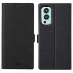ViLi K Series Shockproof TPU + PU Leather Magnetic Buckle Horizontal Flip Case with Card Slots & Wallet & Holder For OnePlus Nord 2 5G(Black)