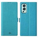 ViLi K Series Shockproof TPU + PU Leather Magnetic Buckle Horizontal Flip Case with Card Slots & Wallet & Holder For OnePlus Nord 2 5G(Blue)