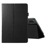 For Honor Tablet V7 Pro Litchi Texture Solid Color Horizontal Flip Leather Case with Holder & Pen Slot(Balck)