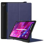 For Lenovo Yoga Tab 11 / YT-J706X Custer Texture Horizontal Flip PU Leather Case with Holder & Sleep / Wake-up Function(Dark Blue)