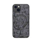 For iPhone 13 Pro ROCK SPACE Moca Magnetic Protective Case with Bracket For iPhone 13(Grey)