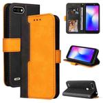 Business Stitching-Color Horizontal Flip PU Leather Case with Holder & Card Slots & Photo Frame For Tecno Pop 2 F / Pop 2 Power / Itel P13 B1F(Orange)