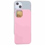 For iPhone 13 GOOSPERY SKY SLIDE BUMPER TPU + PC Sliding Back Cover Protective Case with Card Slot(Pink)