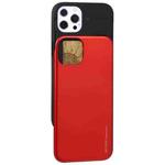 For iPhone 13 Pro Max GOOSPERY SKY SLIDE BUMPER TPU + PC Sliding Back Cover Protective Case with Card Slot (Red)