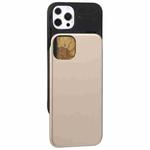 For iPhone 13 Pro Max GOOSPERY SKY SLIDE BUMPER TPU + PC Sliding Back Cover Protective Case with Card Slot (Gold)