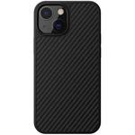 NILLKIN Synthetic Fiber Anti-slip Texture PC Protective Case For iPhone 13(Black)