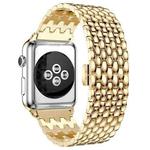 Dragon-scale Texture Metal Watch Band For Apple Watch Ultra 49mm&Watch Ultra 2 49mm / Series 9&8&7 45mm / SE 3&SE 2&6&SE&5&4 44mm / 3&2&1 42mm(Gold)