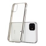 For iPhone 11 Pro Max GEBEI Plating TPU Shockproof Protective Case(Silver)