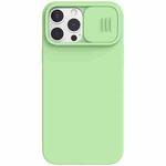 For iPhone 13 Pro Max NILLKIN CamShield MagSafe Magnetic Liquid Silicone + PC Full Coverage Case (Green)