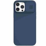 For iPhone 13 Pro Max NILLKIN CamShield Liquid Silicone + PC Full Coverage Case (Blue)