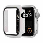 Shockproof PC+Tempered Glass Protective Case with Packed Carton For Apple Watch Series 6 & SE & 5 & 4 44mm(White)