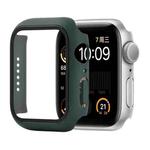 Shockproof PC+Tempered Glass Protective Case with Packed Carton For Apple Watch Series 6 & SE & 5 & 4 44mm(Dark Green)