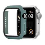 Shockproof PC+Tempered Glass Protective Case with Packed Carton For Apple Watch Series 6 & SE & 5 & 4 44mm(Official Green)