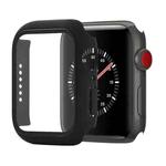 Shockproof PC+Tempered Glass Protective Case with Packed Carton For Apple Watch Series 3 & 2 & 1 42mm(Black)