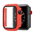 Shockproof PC+Tempered Glass Protective Case with Packed Carton For Apple Watch Series 3 & 2 & 1 42mm(Red)