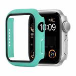 Shockproof PC+Tempered Glass Protective Case with Packed Carton For Apple Watch Series 6 & SE & 5 & 4 40mm(Light Green)