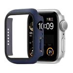 Shockproof PC+Tempered Glass Protective Case with Packed Carton For Apple Watch Series 6 & SE & 5 & 4 40mm(Midnight Blue)