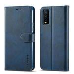 For Y20/Y20i/Y30/iQOO U1x LC.IMEEKE Calf Texture Horizontal Flip Leather Case with Holder & Card Slots & Wallet(Blue)