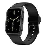 E17 1.69 inch IPS Touch Screen IP67 Waterproof Smart Watch, Support Sleep Monitor / Heart Rate Monitor / Bluetooth Calling, Style:Silicone Strap(Black)