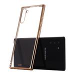 For Galaxy Note 10 GEBEI Plating TPU Shockproof Protective Case(Gold)