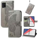 Butterfly Love Flowers Embossed Horizontal Flip Leather Case with Holder & Card Slots & Wallet & Lanyard For vivo IQOO 7(Gray)