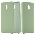 For Xiaomi Redmi 8A Solid Color Liquid Silicone Dropproof Full Coverage Protective Case(Green)