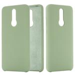 For Xiaomi Redmi 8 Solid Color Liquid Silicone Dropproof Full Coverage Protective Case(Green)