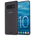 For Galaxy S10 GEBEI Shockproof  Plating PC Protective Case(Black)