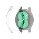 For Samsung Galaxy Watch4 40mm Half Coverage Hollowed PC Protective Case(Transparent White)