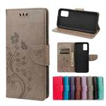 Butterfly Flower Pattern Horizontal Flip Leather Case with Holder & Card Slots & Wallet For Xiaomi Redmi 10(Grey)