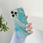 Shell Marble Pattern Shockproof Protective Case For iPhone 13(Flow Color)