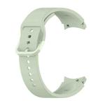 For Samung Galaxy Watch4 40mm / 44mm Silicone Flat Buckle Watch Band(Light Green)